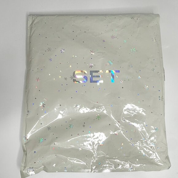 Set Active Staple Quarter Zip Midweight Sweatshirt Mountain Heather Grey NWT New - Picture 9 of 12